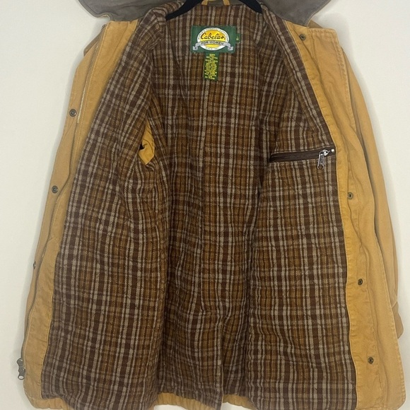 CABELA'S Brown Lined Chore Jacket - Picture 5 of 7